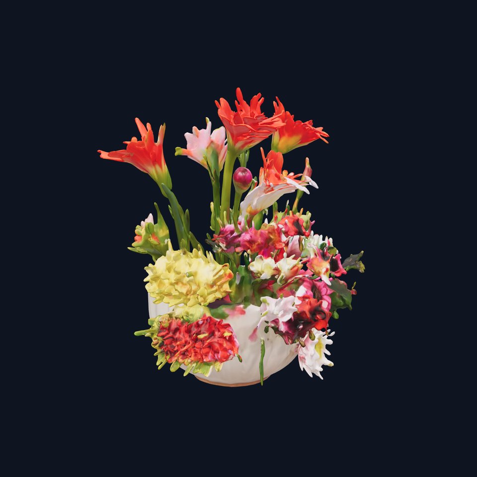 Vibrant Floral Bouquet model pack